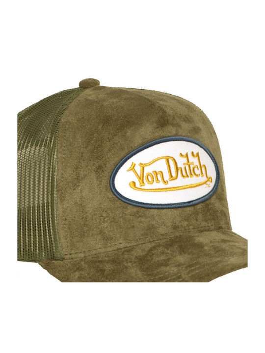 Von Dutch Unisex Καπελο Trucker Λαδι Vd 1 Ct Fur 15-olive