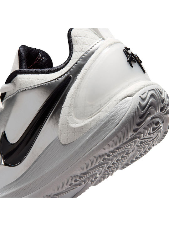 A'Two Mirrored Niedrige Basketballschuhe Summit Weiß / Metallic Silber / Schwarz