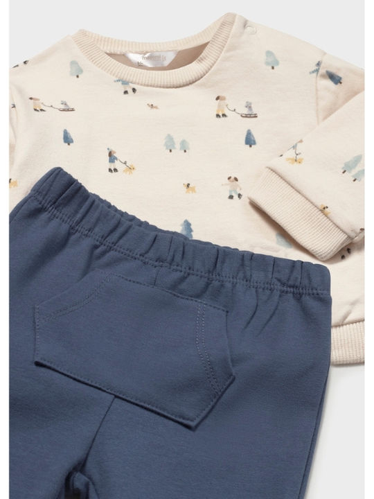 Kids Set with Pants Summer 4 Pieces Blue White