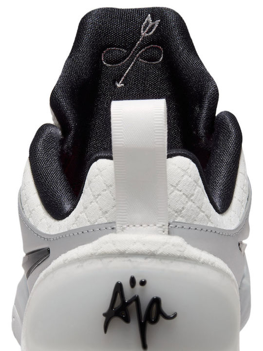 A'Two Mirrored Niedrige Basketballschuhe Summit Weiß / Metallic Silber / Schwarz