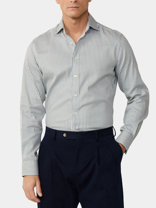 Hackett Βαμβακερό Πουκάμισο Lightgreen