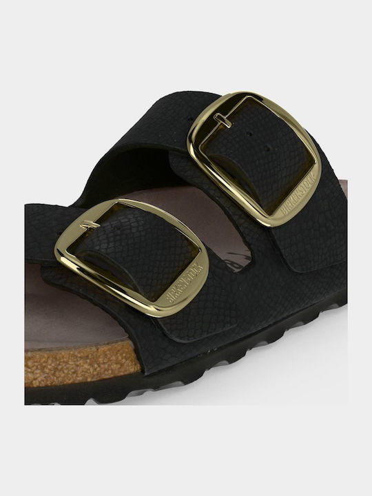 Black Leather Women's Sandals Narrow Fit