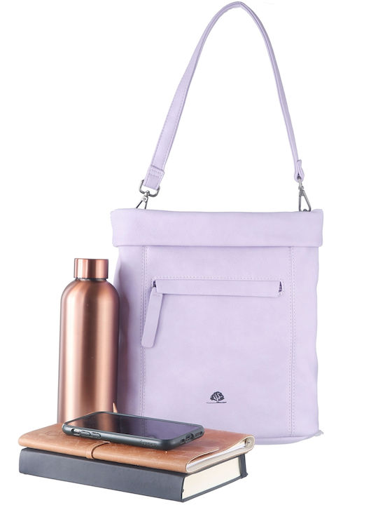 Geantă de umăr violet