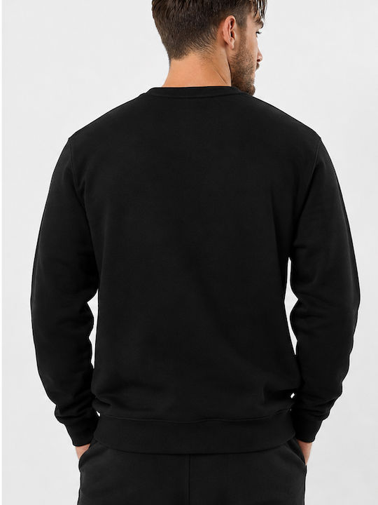 Cotton Point Herren Werbebekleidung Langärmeliges Schwarzes Sweatshirt