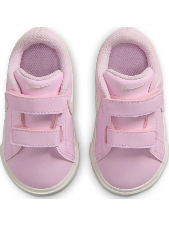 Essential Kids Sports Shoes Tennis with Hook & Loop Closure Pink