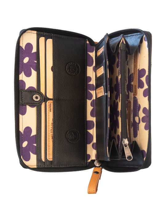 Portofel Dama Mare Din Piele Negru