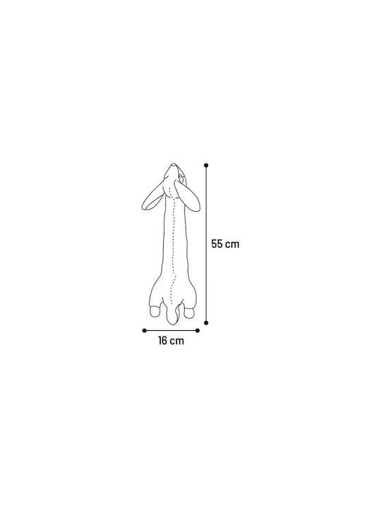 Flamingo Rabbit Υφασμάτινο Παιχνίδι Σκύλου με Ήχο Small Γκρι 1τμχ