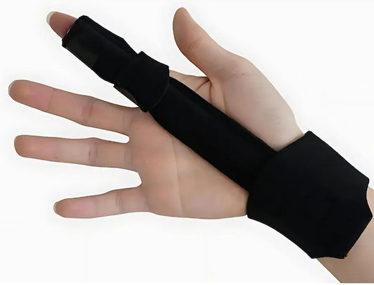 Verk Group Verstellbarer Fingerorthese 24cm in Schwarz
