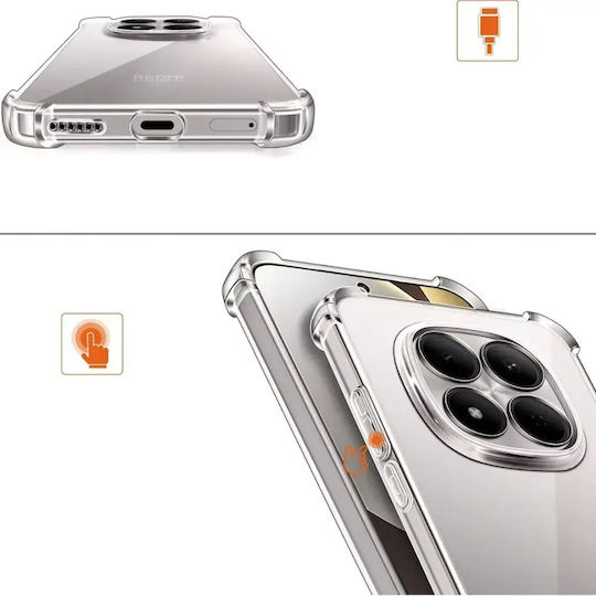 Orso Pro Back Cover Silicon 0 6mm Transparent Pentru Poco M8
