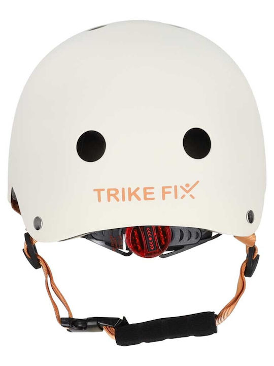 ikonka Kids Helmet for Bike & Scooter Beige
