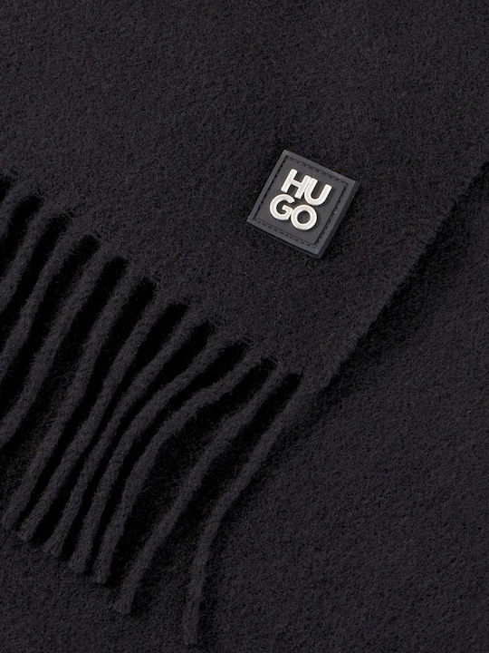 Men's Wool Scarf Black