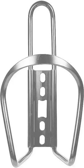 Suport pentru Bidon de Bicicletă din Aluminiu Universal Argintiu pentru Sticle Până la 1.5l