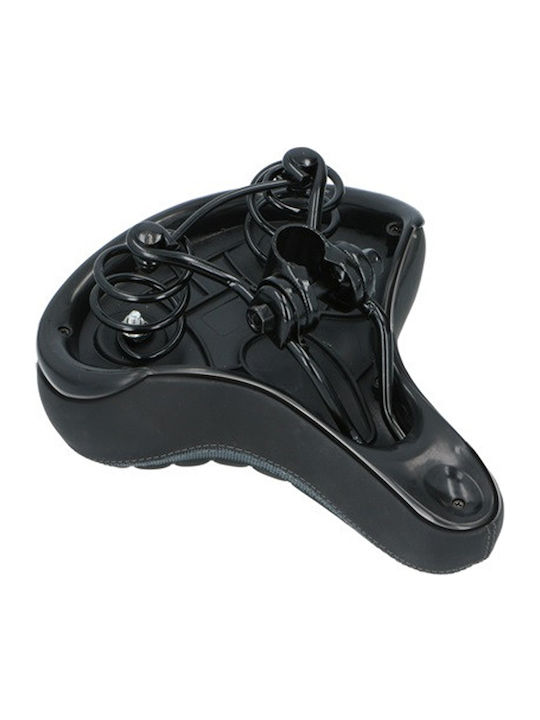 Dunlop Bicycle Saddle Black with Gel 250 x 210 mm