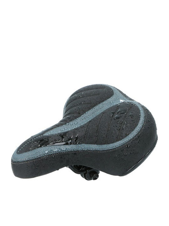 Dunlop Bicycle Saddle Black with Gel 250 x 210 mm