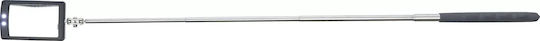 Teleskopischer Fahrzeugkontrollspiegel Mit LED-Beleuchtung 290-876 Mm BGS Do it yourself 99302