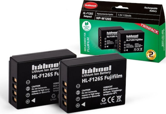 Hähnel Battery Fuji Hl-f126s Double Pack 2 Pieces