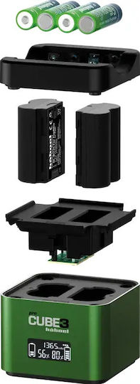 Hähnel Procube 3 Twin Ladegerät Fujifilm