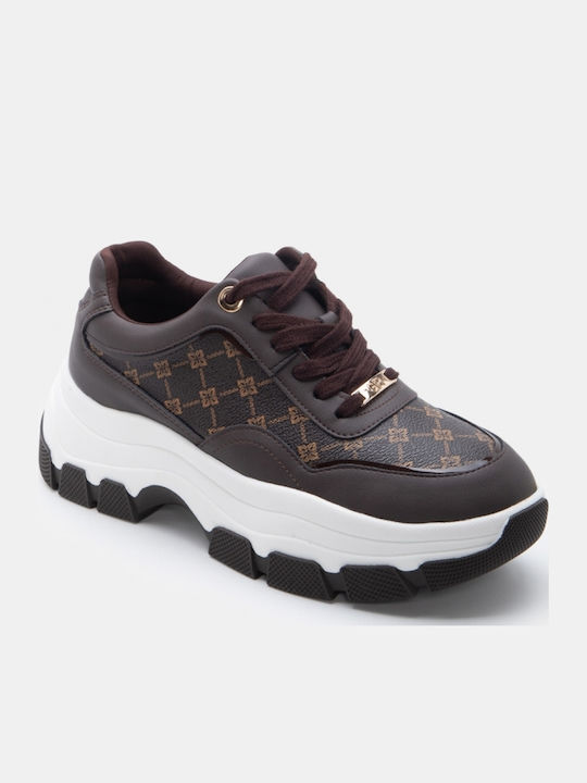 Flatforms Sneakers Dark Brown
