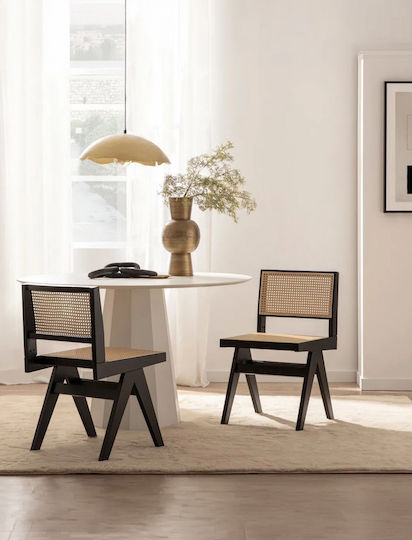 Theodore Wooden Dining Chairs Mauro 2 Pieces 44x51x78cm