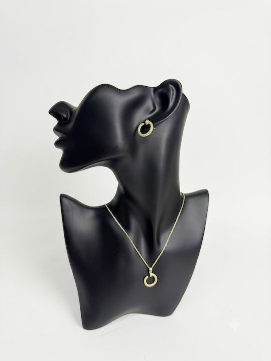 Velve Velve Schmuckset mit Ohrringen & Anhänger aus Gold