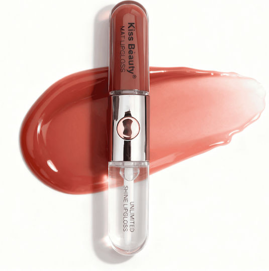 Kiss Beauty Luciu de buze bicolor 7 ml