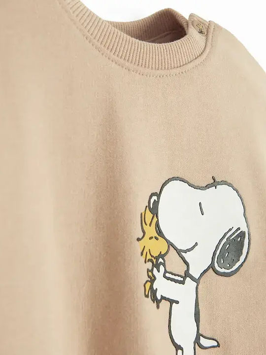 Kinder-Sweatshirt Beige