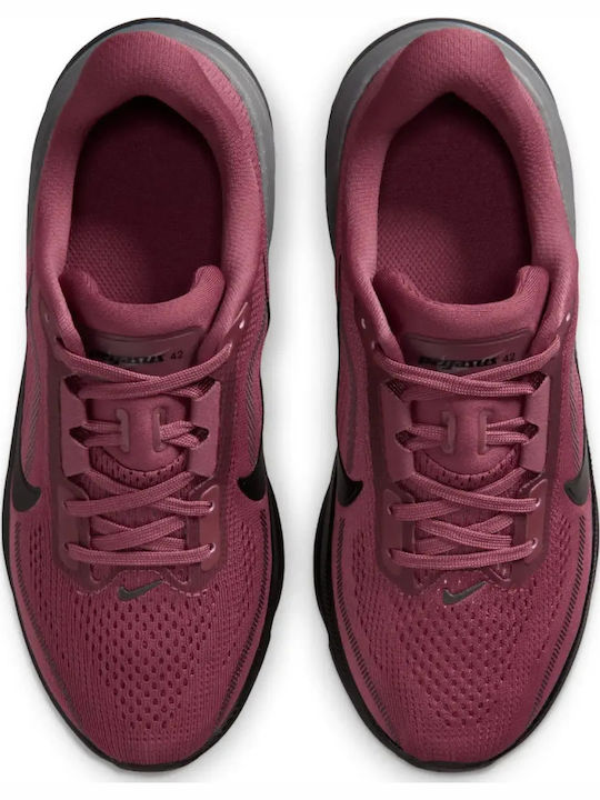 Pegasus 42 Kids Sports Shoes Running with Laces Burgundy