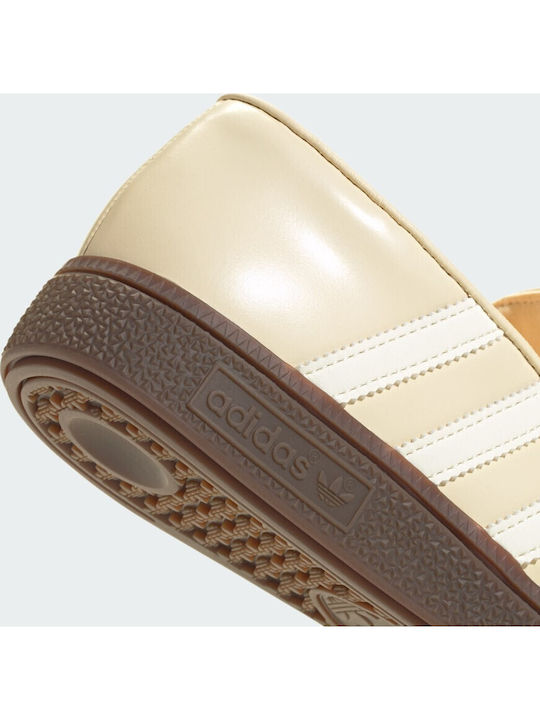Δερμάτινα Γυναικεία Loafers σε Μπεζ Χρώμα