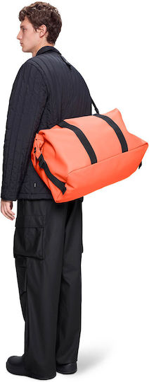 Rains Hilo Weekend Bag W3 Σακ Βουαγιάζ Ροζ Υφασμάτινο
