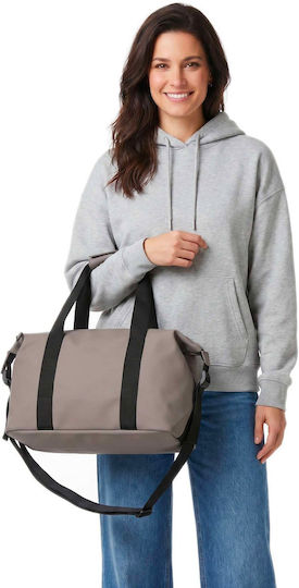 Rains Hilo Weekend Bag Small W3 Σακ Βουαγιάζ Καφέ Υφασμάτινο