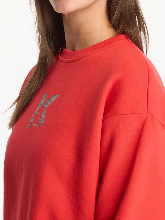 Damen Sweatshirt Rotes