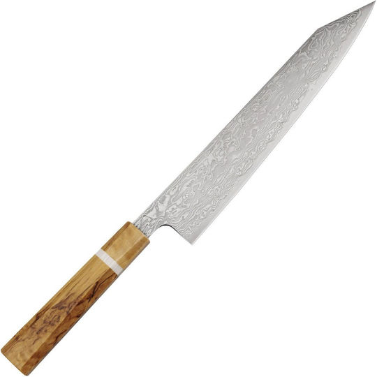 Ryusen Fukaku Ryu Messer Chef aus Damaszener Stahl 24cm Ryusen Fukaku Ryu Messer Chef aus Damaszener Stahl 24cm