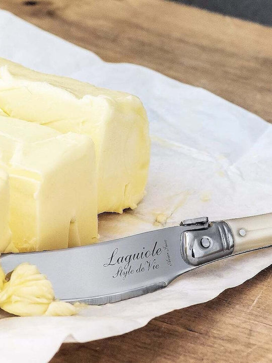 Laguiole Pearl Butter Knife from Stainless Steel