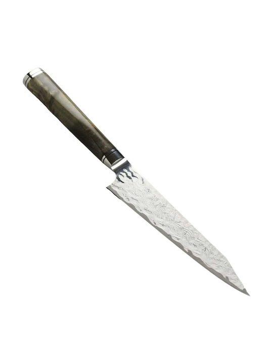 Ryusen Fleischmesser aus Damaszener Stahl 26cm