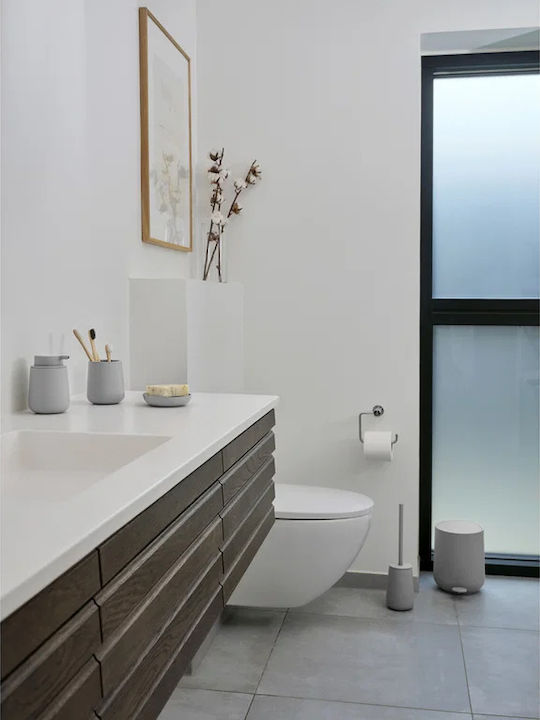 Zone Denmark Ceramic Grey Bathroom Toilet Brush