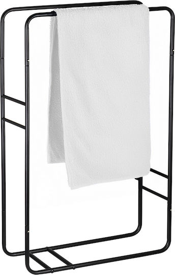 MRShome 48,5x15,5cm Inox Schwarzer Badezimmerhaken & -halter