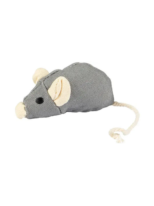 Cat Toy Flamingo Natural Mouse Grey with Catnip