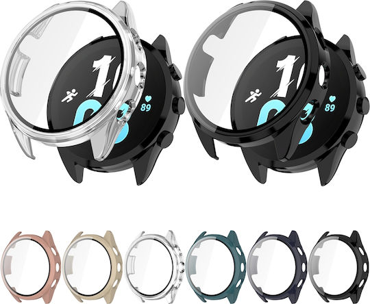 Garmin Forerunner 165 Pc + Tempered Film Ενσωματωμένη Προστατευτική Θήκη Ρολογιού Μπλε