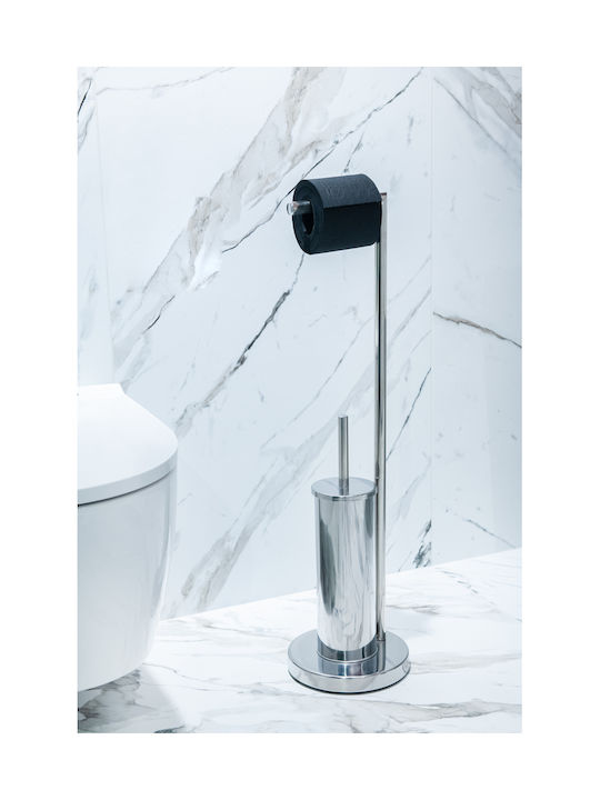 MRShome Σετ Αξεσουάρ Μπάνιου Inox Γκρι