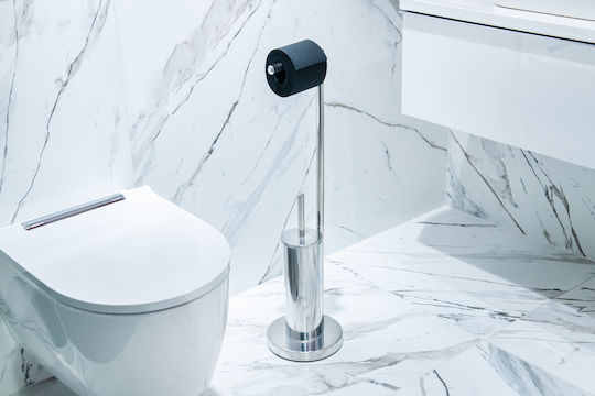 MRShome Bathroom Accessory Set Inox Grey