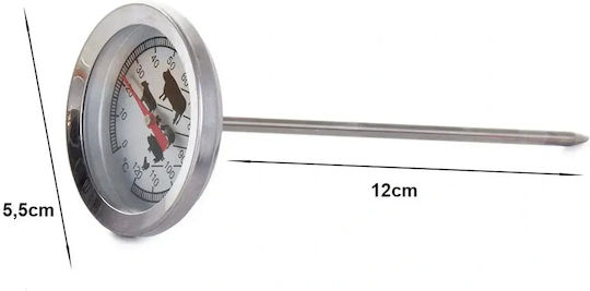 Verk Group Analog Lebensmittelthermometer Kochen mit Sonde