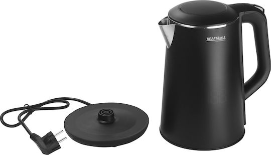 Kraft & Dele Βραστήρας 1.6lt 1500W Γκρι
