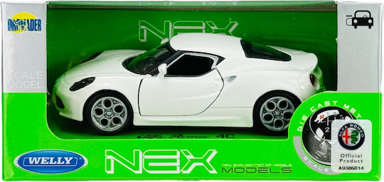 Welly Alfa Romeo 4C Alb Scara 1:34 43676