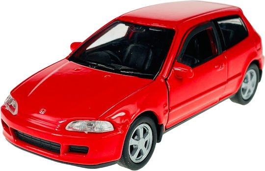 Welly 1992 Honda Civic V Rotes Modell in Maßstab 1:34