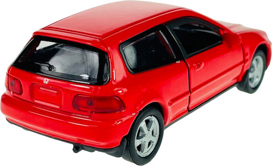 Welly 1992 Honda Civic V Rotes Modell in Maßstab 1:34