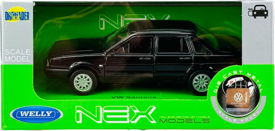 Welly Vw Volkswagen Santana Passat B2 Μαυρο 1:34 43647