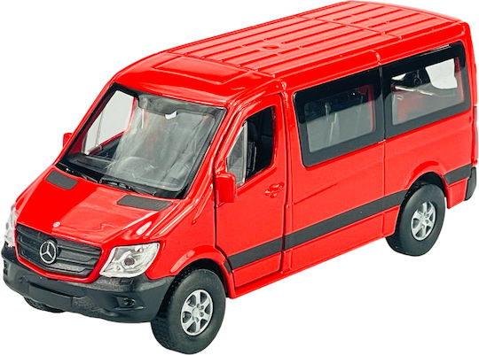 Welly Mercedes-benz Sprinter Traveliner Κοκκινο 1:34 43731
