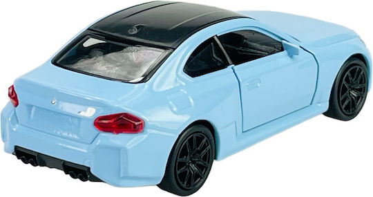 Welly BMW M2 G87 Statische Modelle Mit Klebstoff und Farben Blau Maßstab 1:34 43833