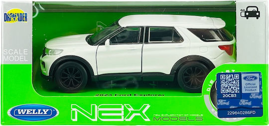 Welly 2023 Ford Explorer Λευκο 1:34 43837