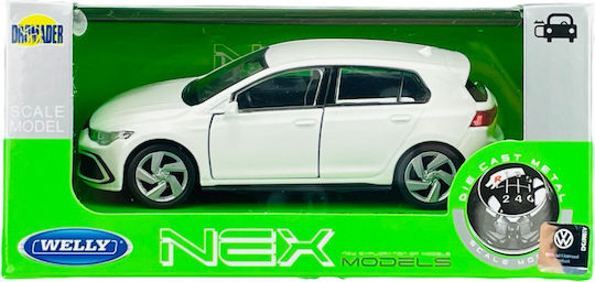 Welly Vw Volkswagen Golf 8 Gti Λευκο 1:34 43823